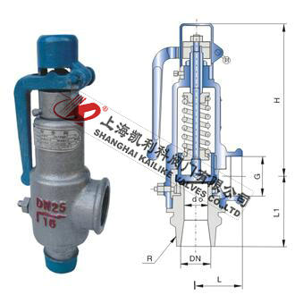 A27H、A27W、A27Y弹簧微启式外螺纹安全阀